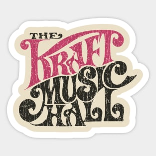 Kraft Music Hall 1933 Sticker